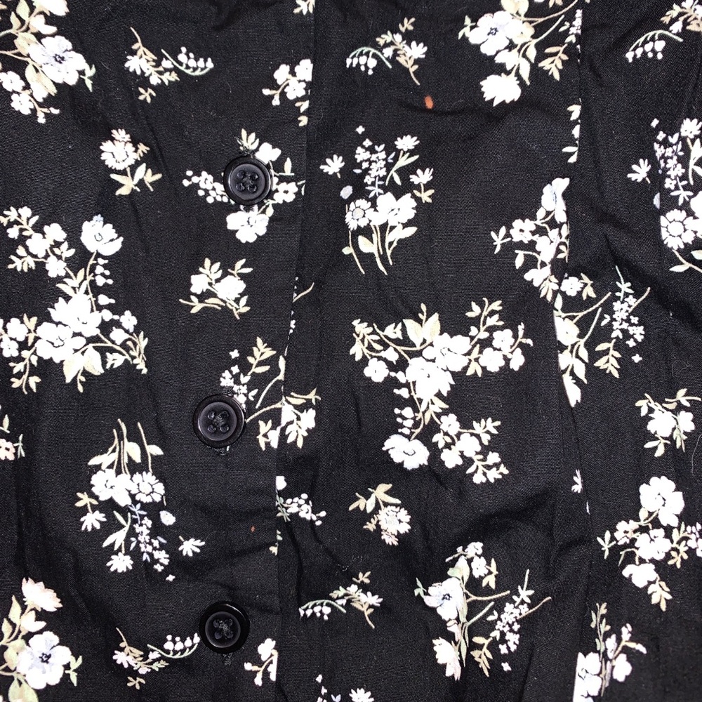 Sold Vetta Capsule The square neck floral midi dress - Picture 7 of 8